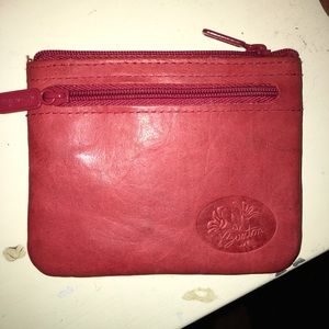 Buxton leather mini wallet